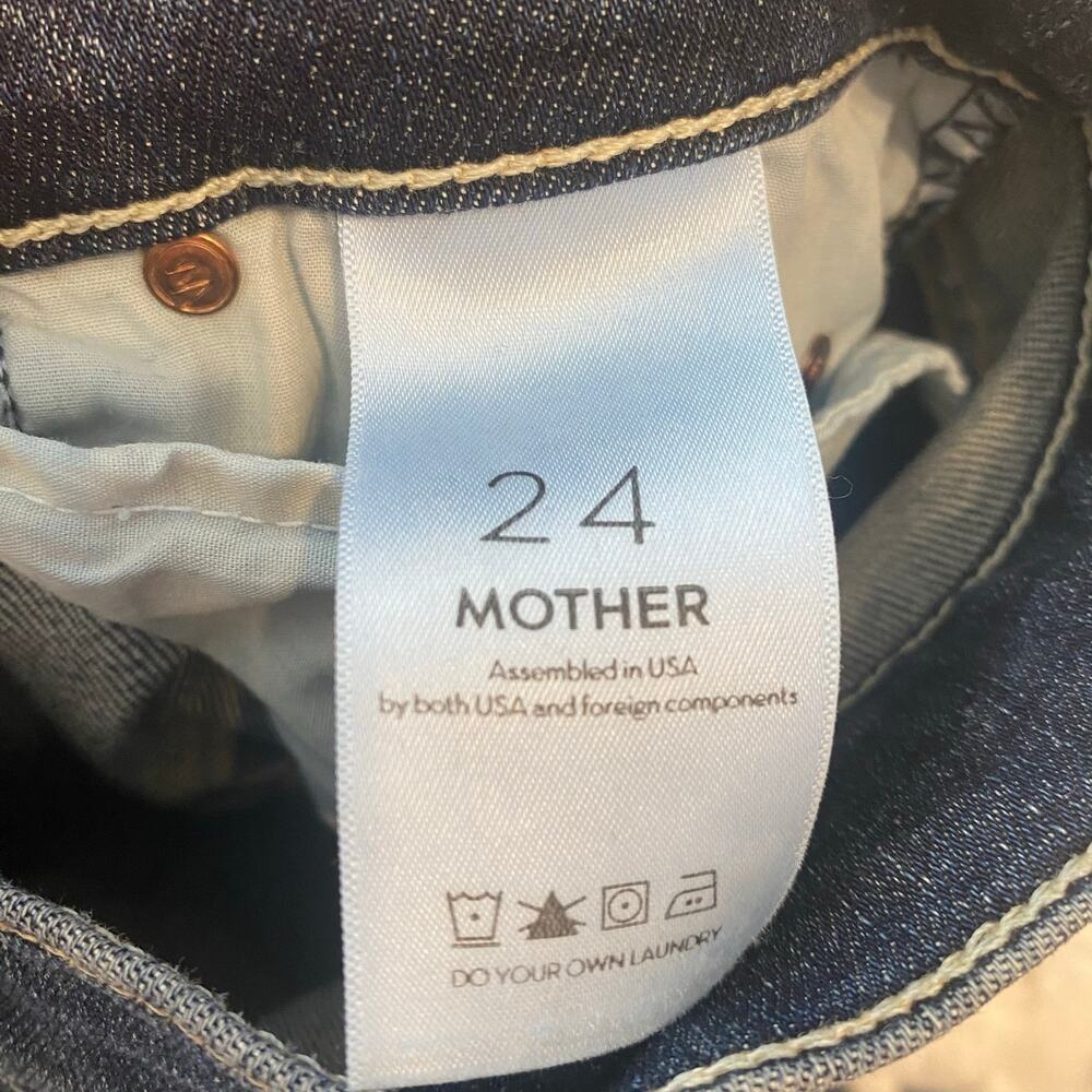 Mother Denim The Mid Rise Dazzler Ankle Jeans Womens Size 24 On The Edge Wash - Picture 6 of 8